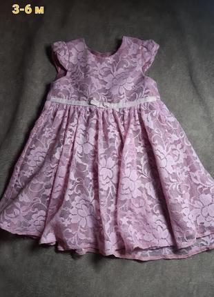 Платье кружевное