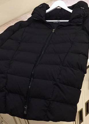 Новий.пуховик брендовий max mara premium 100% down quilted coat matte black. оригінал
