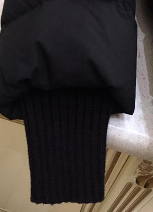 Новий.пуховик брендовий max mara premium 100% down quilted coat matte black. оригінал2 фото