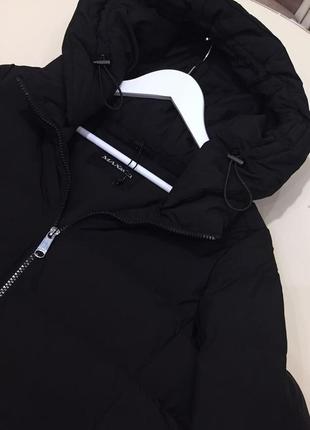 Новий.пуховик брендовий max mara premium 100% down quilted coat matte black. оригінал6 фото