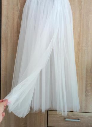Фатинова спідниця з розрізом2 фото