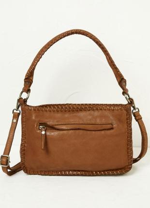 Кожаная сумка crossbody fat face