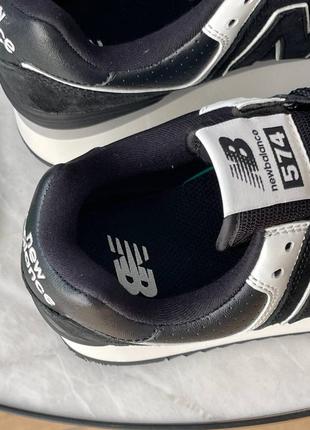 New balance 574+  platform black wl574zab8 фото