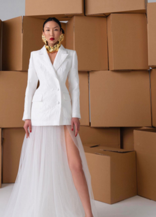 Фатинова спідниця з розрізом8 фото