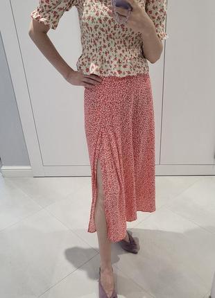 Летняя юбка-миди h&m8 фото