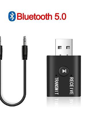 Bluetooth 5.0 блютуз адаптер usb юсб приемник передатчик аудио