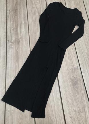Платье made in italy довге з розрізом