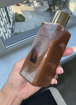 Шиммер для тела с спф маслом для загара бронза