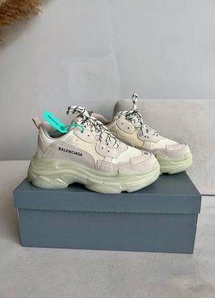 Кроссовки кроссовки кроссовки кроссовки balenciaga triple s beige кроссовки баленсиага трипл с баленсиага трипл с бежевые