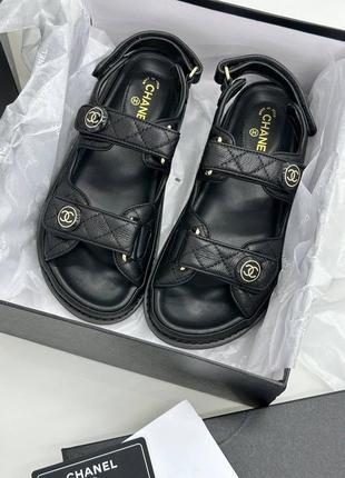 Брендовые босоножки в стиле chanel