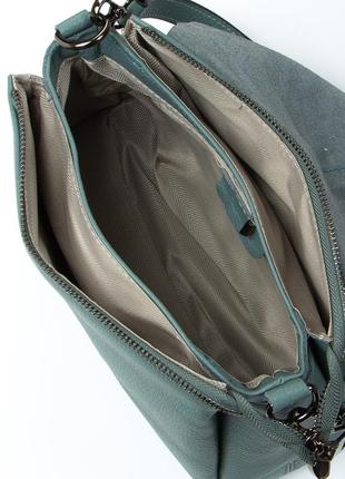 Женская повседневная сумка из мягкой кожи alex rai сумка женская зеленая сумка повседневная для личных вещей5 фото