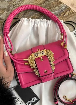 Сумка рожева versace jeans couture оригінал