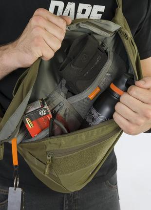 Сумка pentagon нагрудная банака telamon ccw bag олива