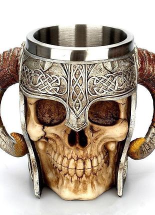 Кухоль чашка келих bikінг inury 3d неіржавка сталь