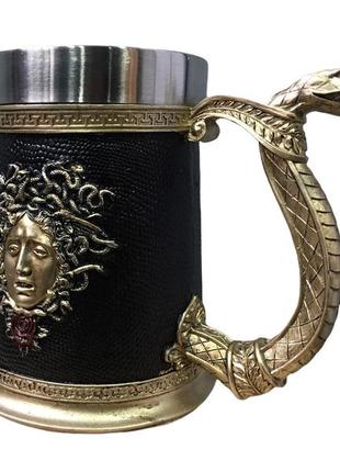 Кружка чашка келих вікінг воїн сатана 3d молот тора нержавіюча сталь8 фото