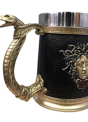 Кружка чашка келих вікінг воїн сатана 3d молот тора нержавіюча сталь2 фото