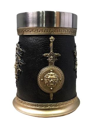 Кружка чашка келих вікінг воїн сатана 3d молот тора нержавіюча сталь3 фото