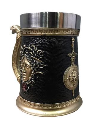 Кружка чашка келих вікінг воїн сатана 3d молот тора нержавіюча сталь6 фото