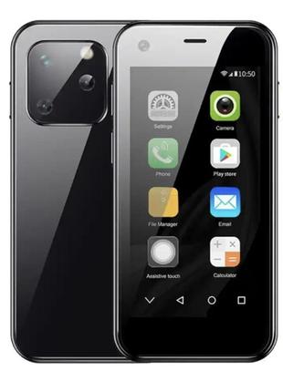 Маленький мобильный смартфон сенсорный soyes xs 13 черный