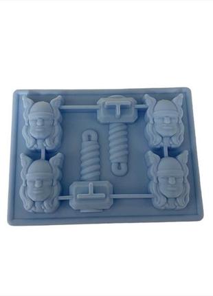 Силіконова форма 3d для випікання, льоду, шоколаду тор thor