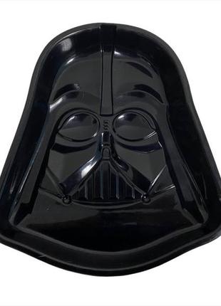 Силіконова форма 3d для випікання, льоду, шоколаду дарт вейдер2 фото