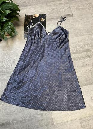 Нічна сорочка сатин пеньюар комбінація