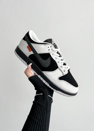 Кросівки nike sb x tightbooth dunk low pro black white