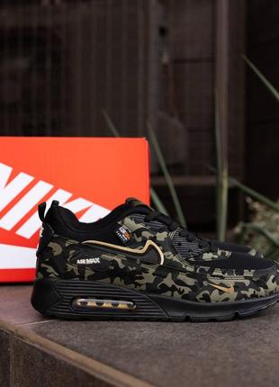 Мужские кроссовки nike air max 90 camo7 фото