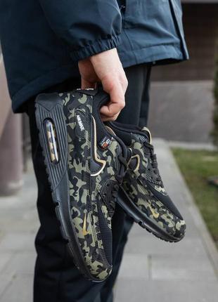 Мужские кроссовки nike air max 90 camo3 фото