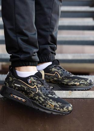 Мужские кроссовки nike air max 90 camo8 фото