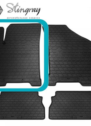 Резиновый коврик в авто daymart передний левый на chevrolet lacetti (2004-...) шевроле