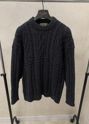 Теплый вязаный винтажный свитер missoni sport