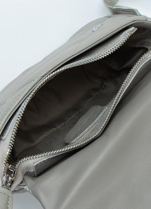 Клатч жіночий наплічний сірий alex rai клатч з м'якої шкіри клатч жіночий шкіряна сумка через плече6 фото