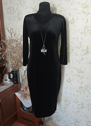 Платье бархатное solin collection