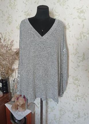 Кофта лонгслив батал uk22