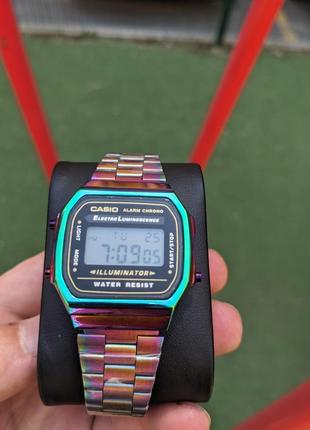 🌈 разноцветные часы casio a 168
