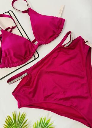 Купальник с камушками, стразами victoria’s secret оригинал! новая коллекция 2024
