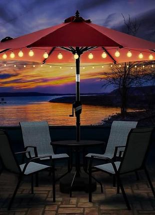 Солнечные зонтичные гирлянди poocci