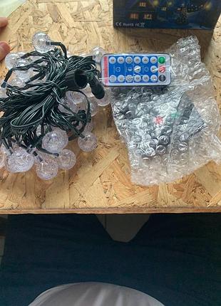 Солнечные зонтичные гирлянди poocci