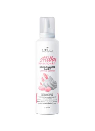 Мусс для волосся brelil brelil milky sensation bb gourmand candy 250 ml
