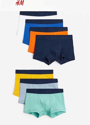 Трусы боксеры от h&m на 2-4р 98-104cm 4+1 трусы