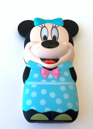Міні мобільний телефон mickey mouse (мікі маус) blue (power bank вбудований)