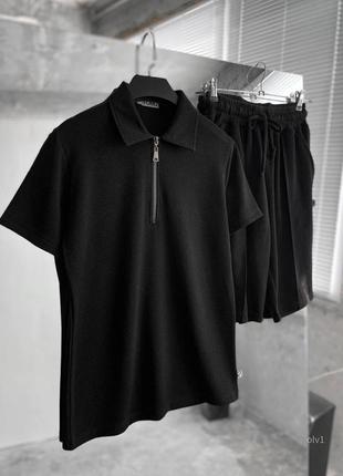 Костюм футболка шорты на лето приятная и легкая ткань, высокое качество удобен в носке костюм двойка