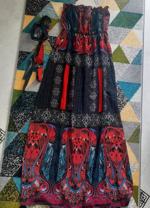 Платье без рукавов нарядное длинное, платье праздничное