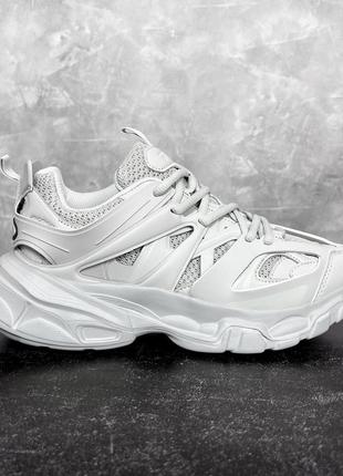 Кроссовки 42 мужские trend track sneakers grey / кросівки чоловічі тренд