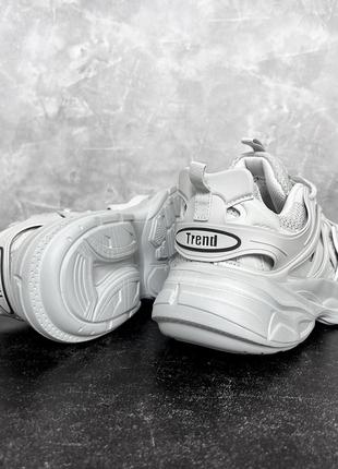 Кроссовки 42 мужские trend track sneakers grey / кросівки чоловічі тренд