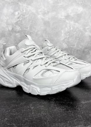 Кроссовки 42 мужские trend track sneakers grey / кросівки чоловічі тренд