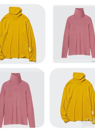 Флісові водолазки uniqlo heattech fleece turtleneck long-sleeve