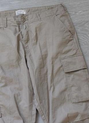 Нові чоловічі світлі бежеві хлопкові натуральні брюки каро jack&jones розмір 504 фото