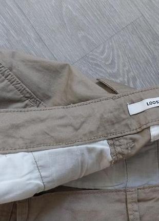 Нові чоловічі світлі бежеві хлопкові натуральні брюки каро jack&jones розмір 508 фото